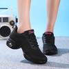 Scarpe da Ballo Moderne Donna con Ammortizzazione ad Aria Rete Traspirante Scarpe da Jazz con Lacci Sneakers Casual da Donna Ammortizzanti