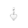 Pandora Rose Gold Plated Heart Pendant Women Jewelry Silver 788693C01