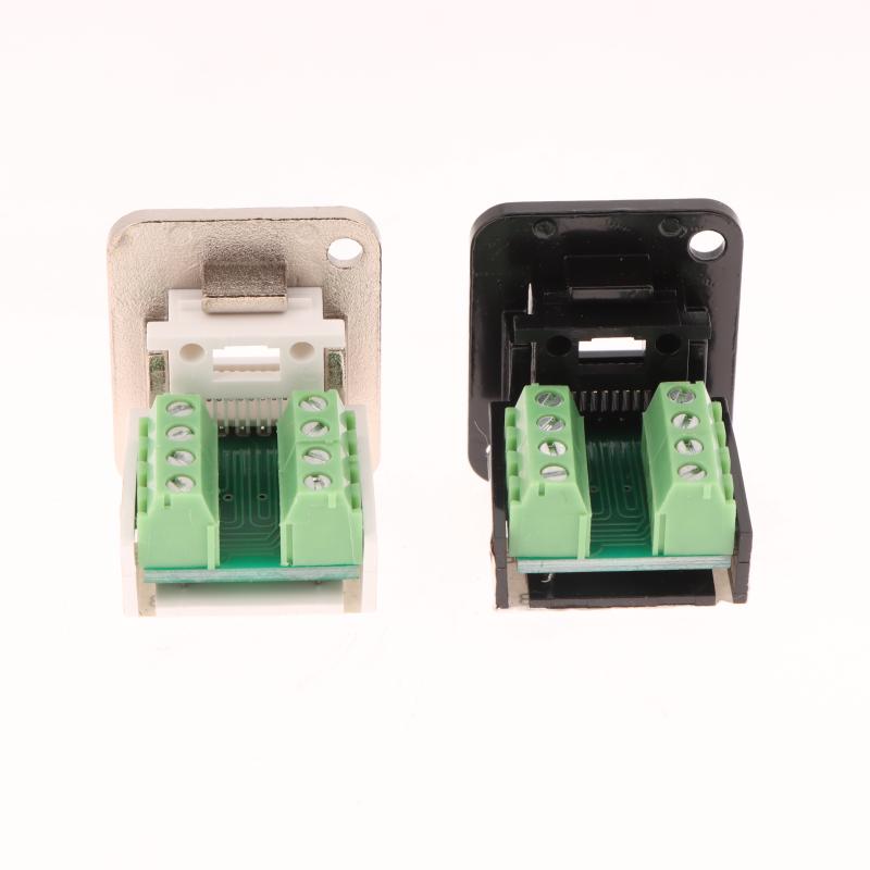 Cat5E Rj45 Network Cable Scoket Installation Module Shielded Solder-Free Network Cable Extender Cat 5 Panel Connector
