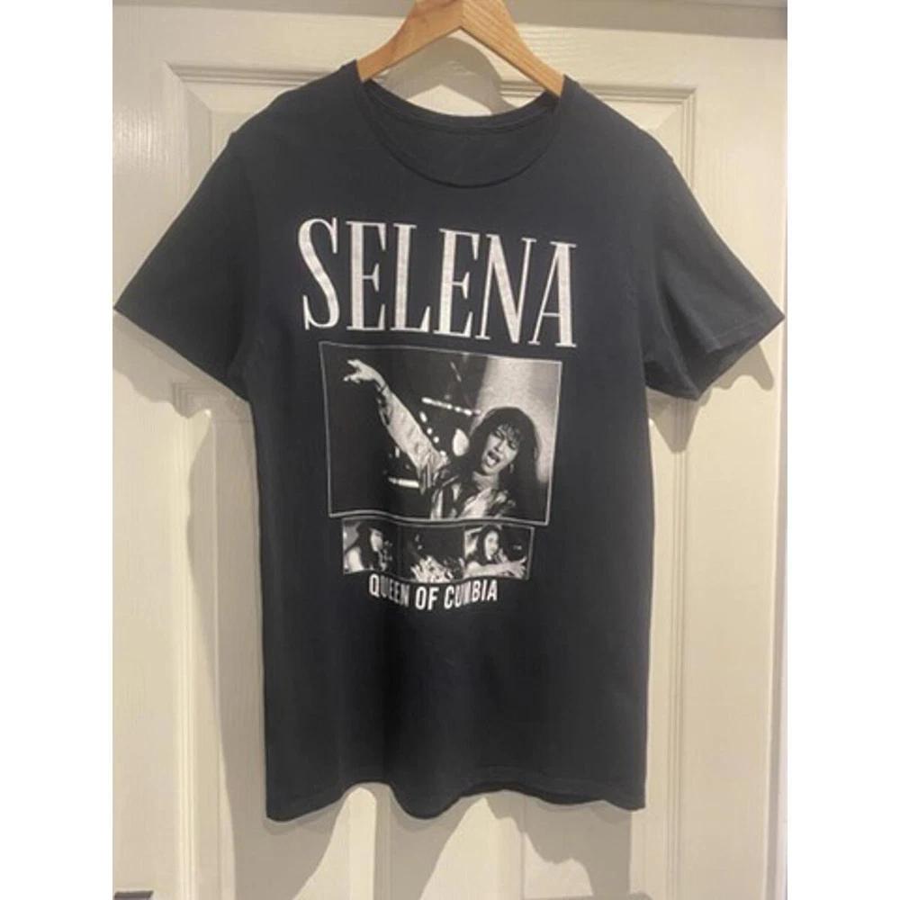 Selena Queen Of Cumbia Graphic T Shirt Black S