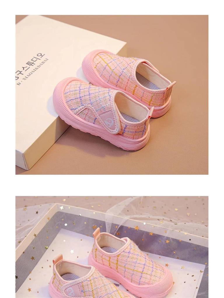 Wide-Fit Canvas Shoes for Kids, Breathable Spring/Summer, Soft Sole, Boys and Girls' Indoor Shoes