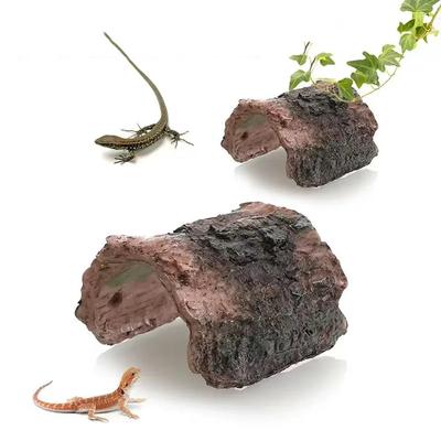 Kreatives Reptilienterrarium Schildkrötenzubehör Sonnenplattform Ruhehöhle Harz Kletterspielzeug Aquariendekoration Dekor Kriechende Haustiere