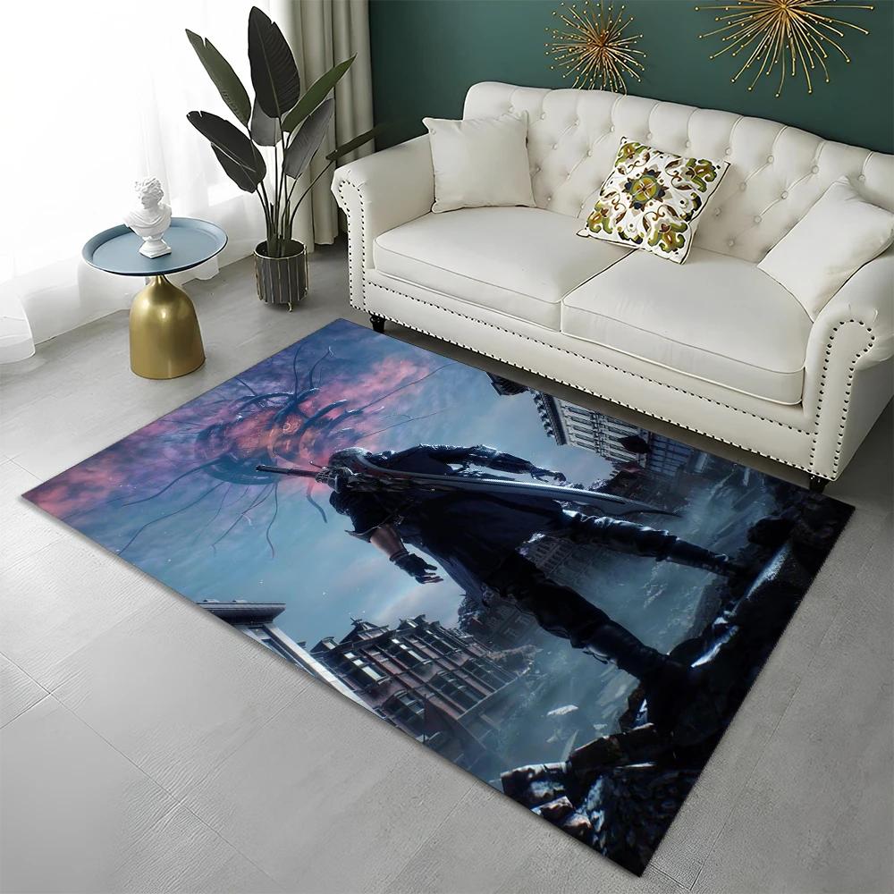 DMC Game D-Devil May Cry Gamer Carpet Rug for Home Living Room Bedroom Sofa Doormat Decor,kid play Area Rug Non-slip Floor Mat