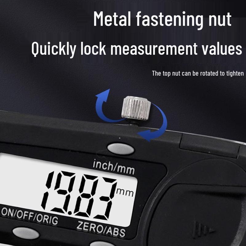 Guanglu Stainless Steel Digital Vernier Caliper, 0-150/200/300mm, 0.005mm Precision, Industrial Grade
