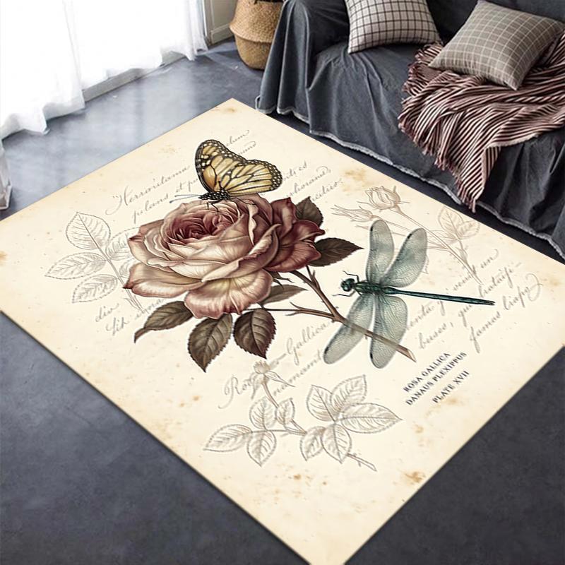 2025 New Retro Animals Carpet Rug for Living Room Bedroom Home Sofa Decoration,Kids play Non-slip Floor Mat