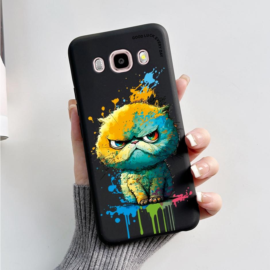 For Samsung Galaxy J7 2016 Novel Style Painting Back Cover Coque For Samsung Galaxy J7 2016 Cute CartoonThick Fashionable Shells