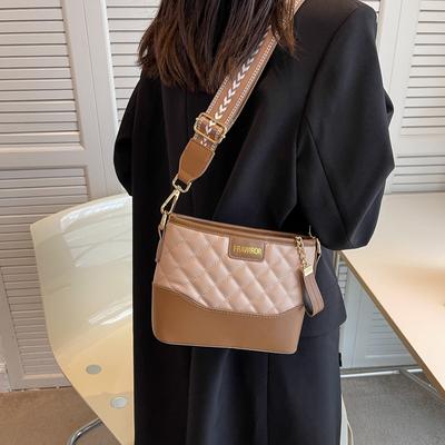 High-value Niche Diamond Bucket Bag Women's 2025 Spring New Versatile High-end Shoulder Messenger Bag