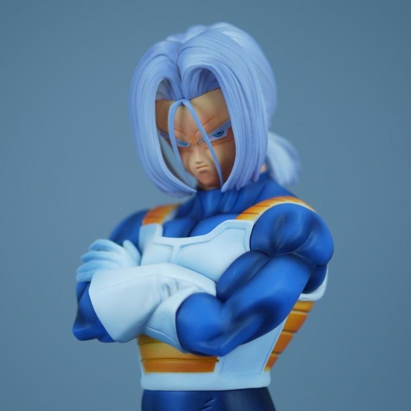 Figura de Acción Super Saiyan Trunks del Futuro de Anime Dragon Ball Z Estatua de PVC Colección Decoración de Escritorio Modelo Juguete Adorno