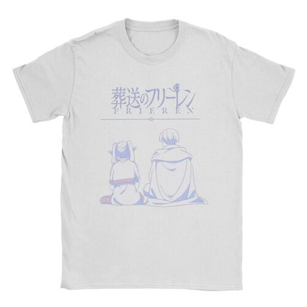 Anime Beyond Journeys End Japanese T Shirt for Men Women Cotton  TShirt Round Neck Sousou No Frieren Tees Clothes Plus Size