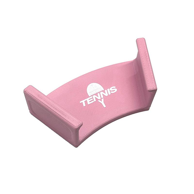 Wall Mounted Tennis Racket Wall Rack Plastic Self-Adhesive Badminton Rackets Holder Durable Punch-Free 1Pc