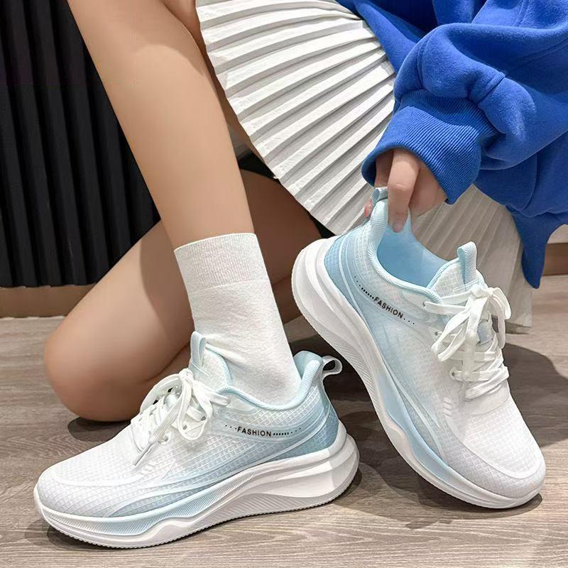 Casual Sports Shoes Campus Youth Small Fresh Students Breathable Mesh Lightweight Comfortable Running Shoes