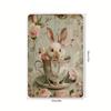 Metal Tin Sign Bunny Wall Art 8x12 Inch Vintage Home Decor Indoor Outdoor Hanging Plaque