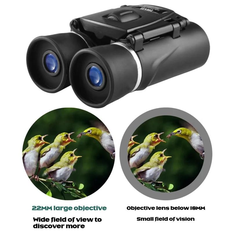5000M/50000M Portable HD Zoom Binoculars 500X25 Telescope Powerful Folding Long-Distance Vision Hunting Outdoor Camping Sports