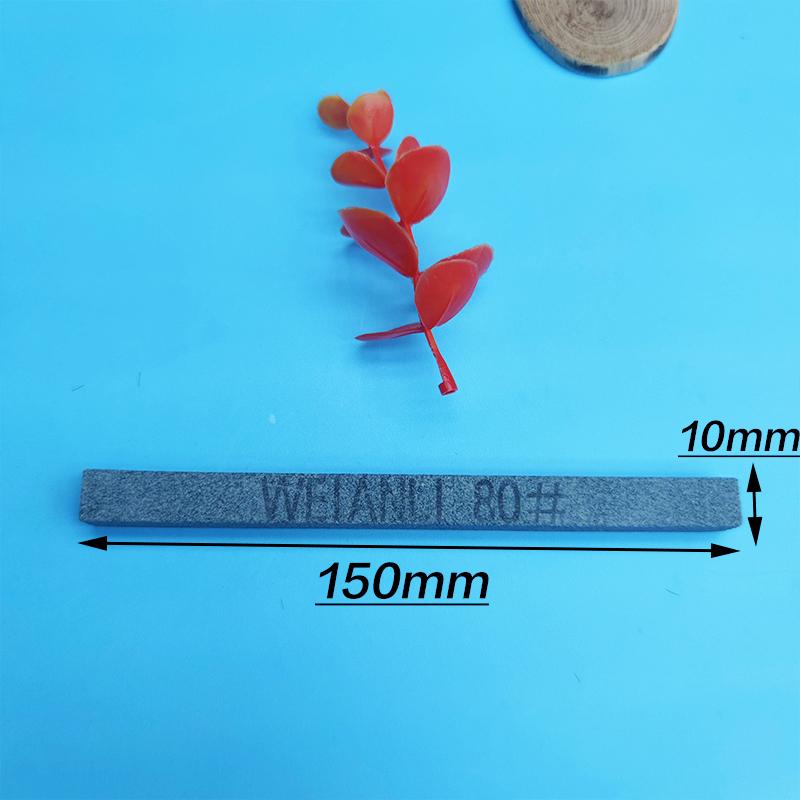 2/4pcs Premium Silicon Carbide Sharpening Stone 150x10x10mm - Multi-Grit Oil Stone for Knives, Tools & Jade Polishing