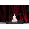 White Gautam Buddha Murti - Perfect Car Dashboard God Idol and Small Buddha Statue for Home Decor Gift Items,