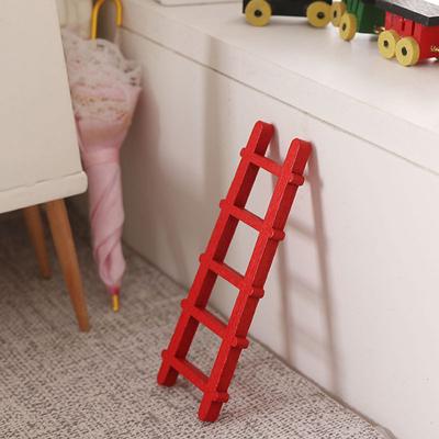 1:12 domek dla lalek miniaturowe meble drewniane drabiny schody zabawki do dekoracji wnętrz