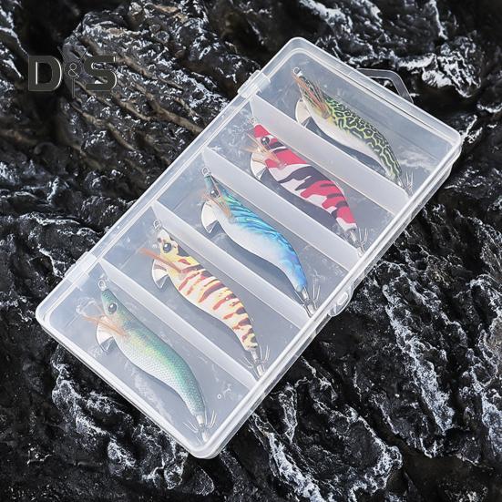 9 cm/7 g im Dunkeln leuchtender Garnelenköder mit Tintenfischhaken, realistischer bionischer Kunstköder, Salzwasser-Süßwasser-Barsch, Zander, Forelle, Angelzubehör