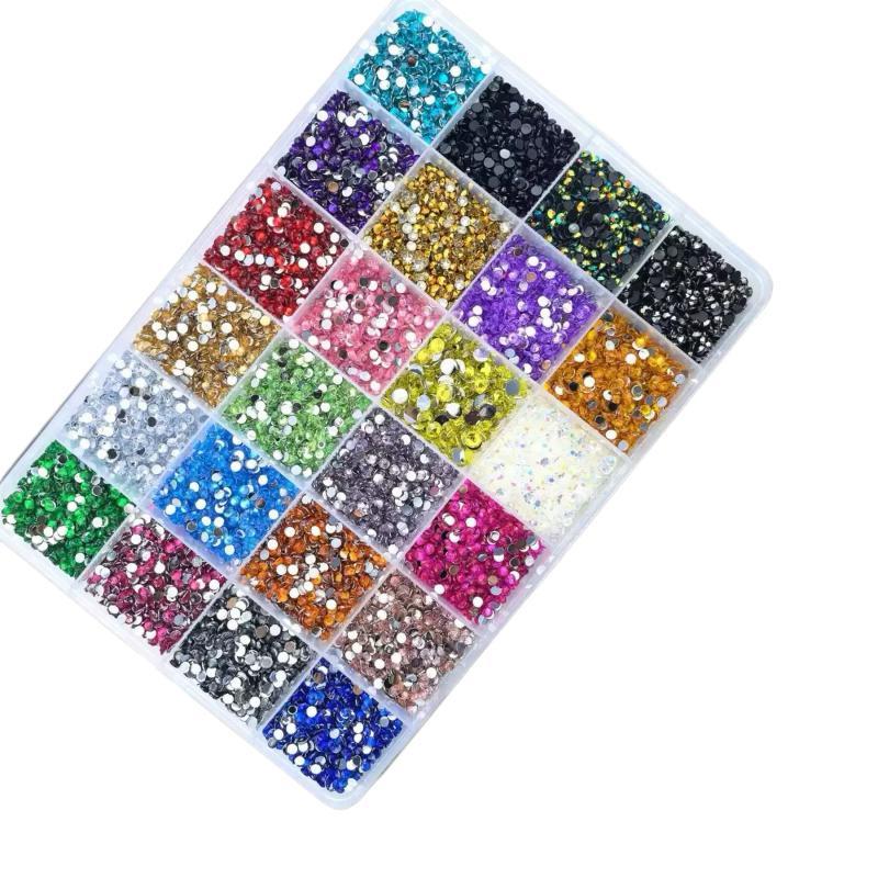 15 Colors Resin  Bedazzling Kit Jelly  Kit For Bedazzling Flatback Gems For Clothes Nail Book Diy