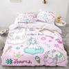 Kids Cartoon Unicorn Rainbow Horse Comfortable Duvet Quilt Cover Pillowcase Bedding Set Children Bedroom Decoration Home Textile