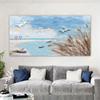 Beach Seagull Landscape Canvas Prints Abstract Painting Seascape Posters Wall Art Pictures for Living Room Home Decor No Frame