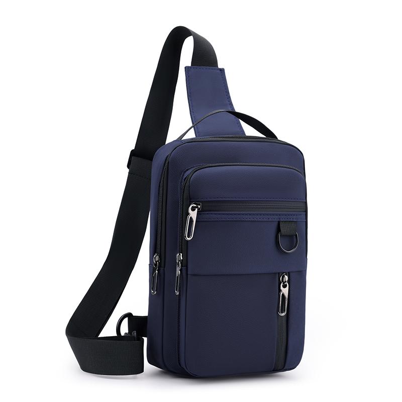 Men's Multi-Functional Chest Sling Bag – Stylish Nylon Crossbody with Multiple Compartments for Outdoor Sports