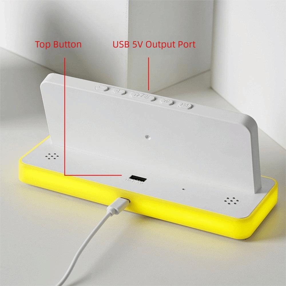 New Large-screen LED Electronic Clock Multi-functional Temperature Alarm Clock Calendar DST Display Table Clock for Bedroom