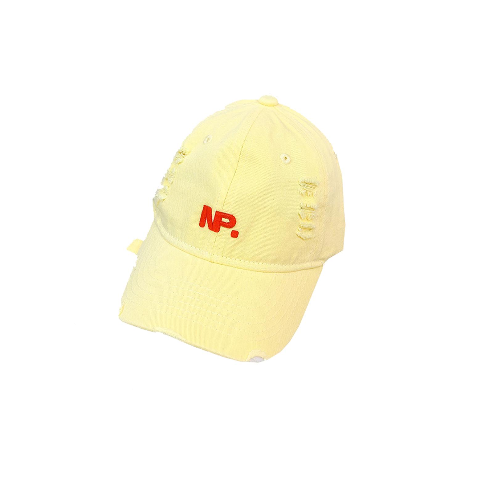 

Washed Baseball Cap Fashion Sun Hat Peaked Cap One Size жовтий