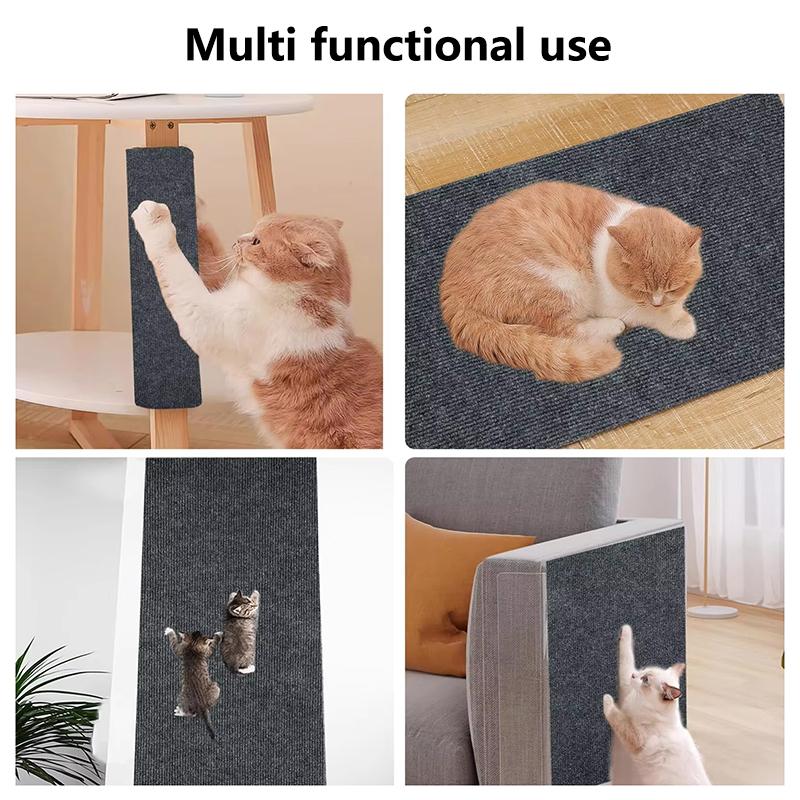 Anti-Katzenkratzmatte Zuschneidbare Selbstklebende Teppichmatte Pad Katze Haustier Kratzbaum Möbel Sofaecke Innen Sofa Wandschutz
