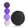 4/8 pieces Magnetic Sensory Silicone Ball Hand Touch Ball Soft Massage Training Raised Point Waist and Back Foot Massage Ball