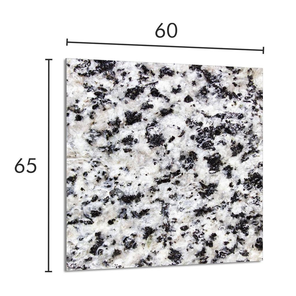 GLASPANEL FÜR DIE KÜCHE 60x65 Marmor