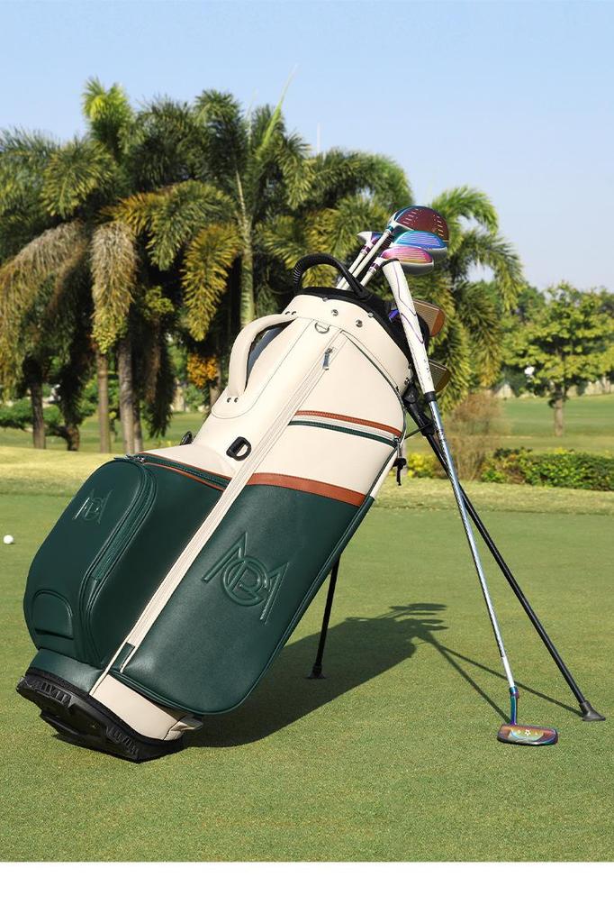 Women's PGM Golf Stand Bag, 7 Dividers, Dual Shoulder Straps, Waterproof Microfiber