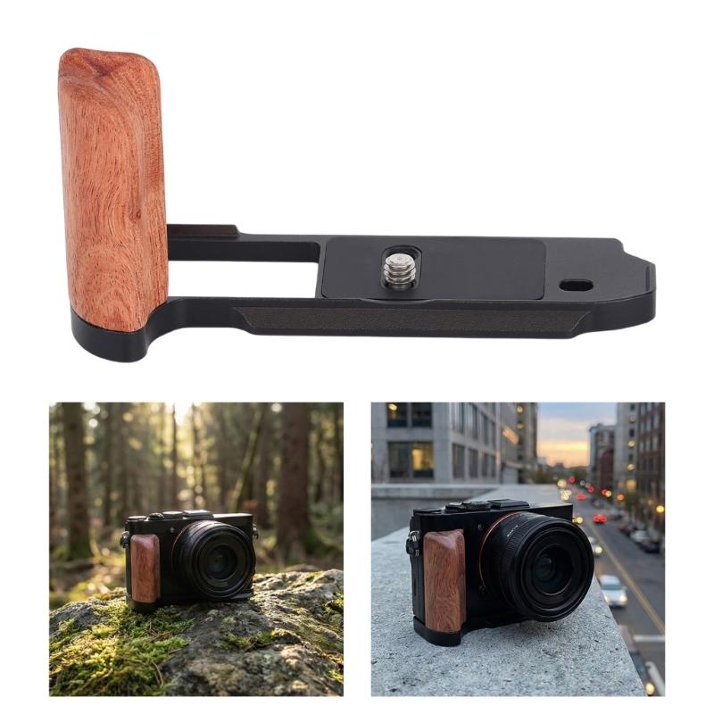 Ergonomic Hardwood Camera Grip For RX1R3 Small Camera Handgrip Featuring Lightweight Construction 1/4inch Screw Hole