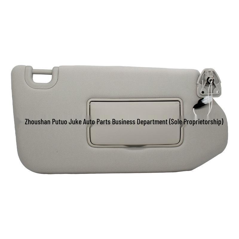 Gray Sun Visor for Infiniti QX60 (Model 96400-9PB0A), Right Side, Fits 2013-2018.