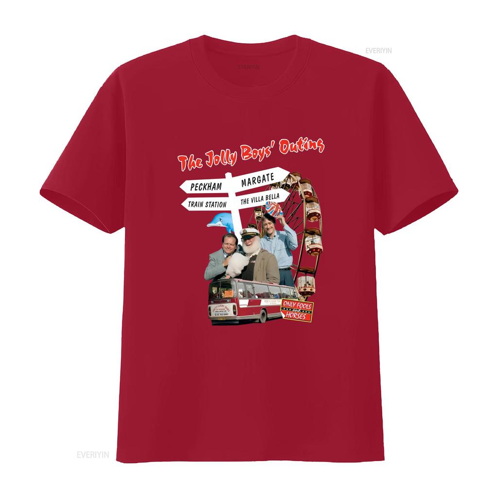 Only Fools And Horses The Jolly Boys Outing T Shirt Vintage Designer Clothes Breathable Slightly Graphic