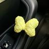 Cute Bow Clutch Decoration Car Wiper Turn Signal Switch Ornaments Kawaii Bowknot Car Wiper Doll Auto Interior Accessories