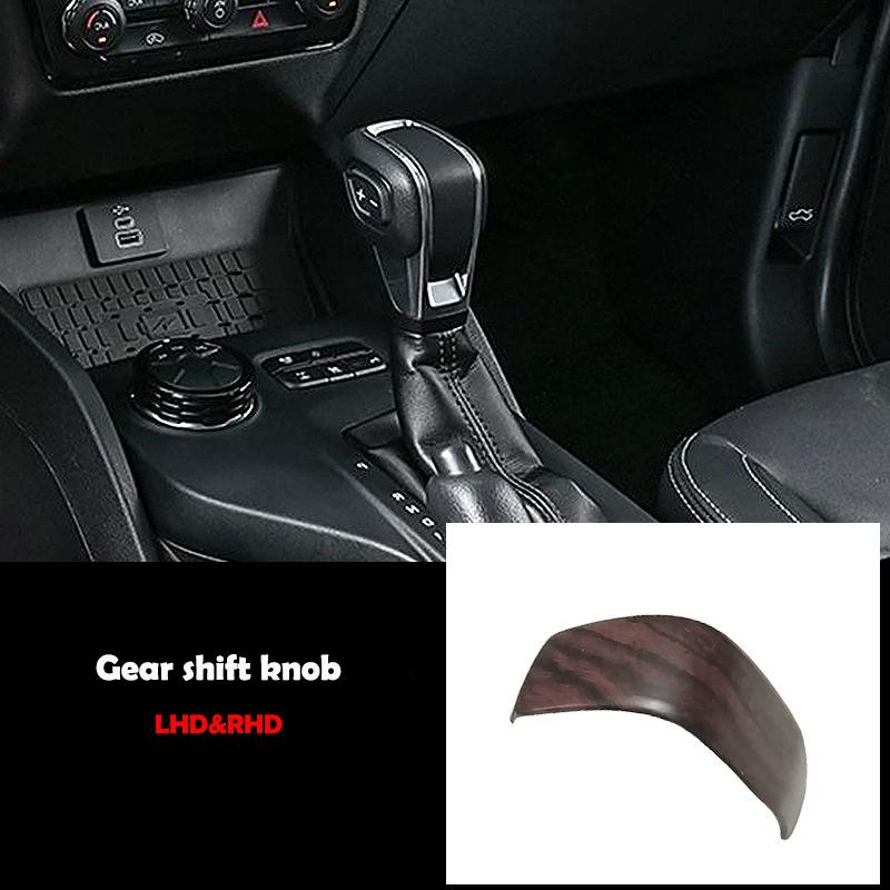 LHD RHD For Ford Ranger Wildtrak T9   2024 ABS Wood door handle bowl Central Screen trument Reading Light panle cover