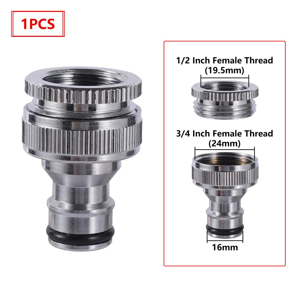 1/2"3/4"1" Thread Fitting Adapter Garden Irrigation Faucet Adapter Hose Fitting Fittings M22 M24 Pump Purifier Coupling Fittings