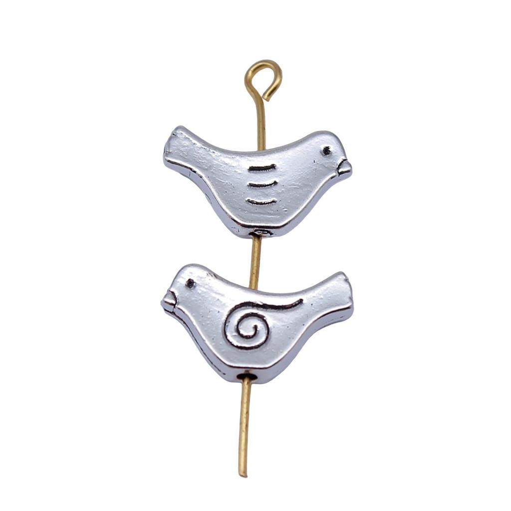 Small Hole Spacer Beads Minimalist Animal Charms For Pet Jewelry Components