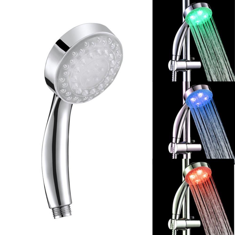 Water Power 3 Colors Led Faucet Temperature Sensor Washing Sprinkler with Light  Kitchen