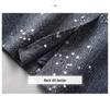 2025 Winter Elegant High-Waist Mid-Length Sequin Wool Slit Skirt for Women