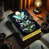 Grimório de Couro Grande: Impressão Mariposa-da-lua, Livro das Sombras em Branco