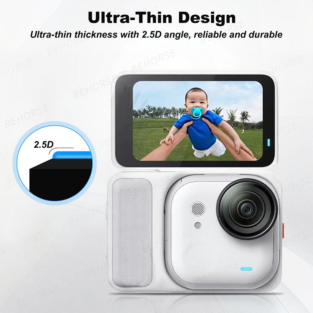 2PCS Tempered Glass For Insta360 GO Ultra Screen Protector HD Protective Films For Insta360 GO Ultra Action Camera Accessories