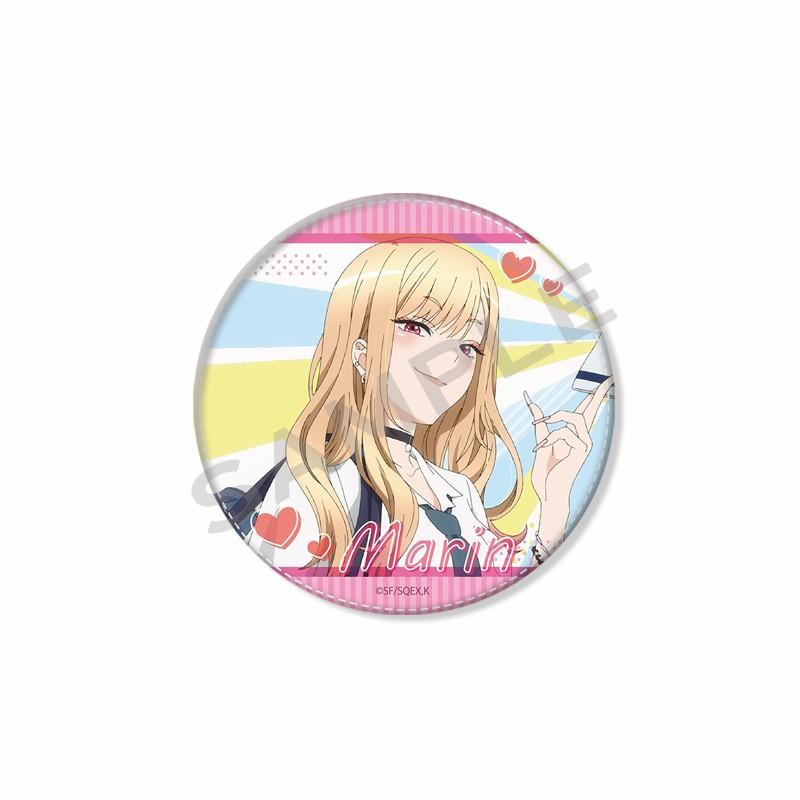 My Dress-Up Darling Anime Brooch Pin Kawaii Cartoon Figure Marin Kitagawa Badge Bag Hat Accessories Animation Peripheral Gifts
