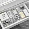 Organizador de Cajón Acrílico Apilable con Bandejas Divisorias Ajustables Para Cosméticos Caja de Almacenamiento Modular para Maquillaje
