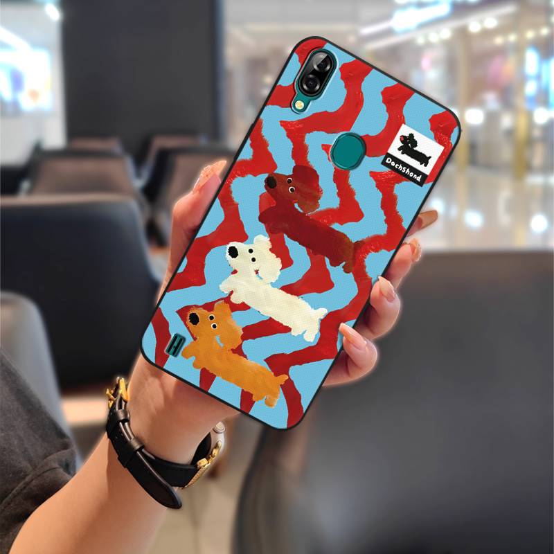 Shockproof Soft Case Phone Case For Blackview A60 Pro TPU Durable Anti-knock Waterproof Phone Pouch Animals Back Cover
