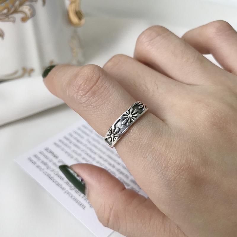 Korean Style INS Small Fish Retro Peacock Adjustable Women s Ring