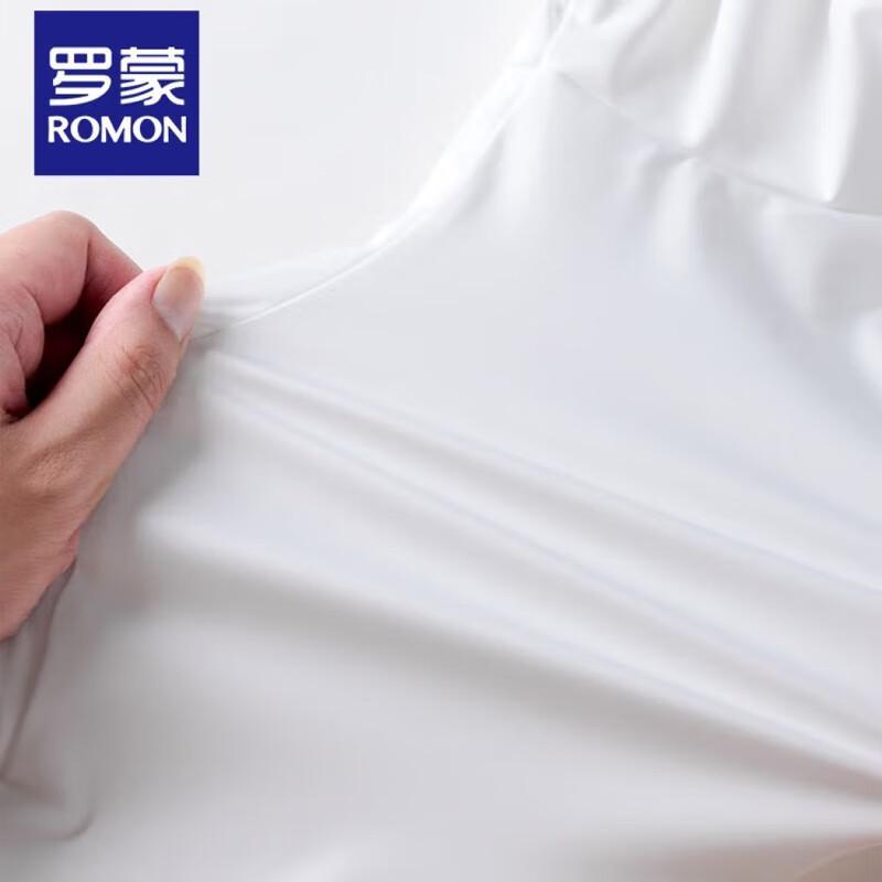 ROMON Men's Stretch Wrinkle-Free Long Sleeve Shirt