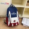 Burden-reducing All-match Female Large-capacity Letter Design Backpack Couple Leisure Backpack