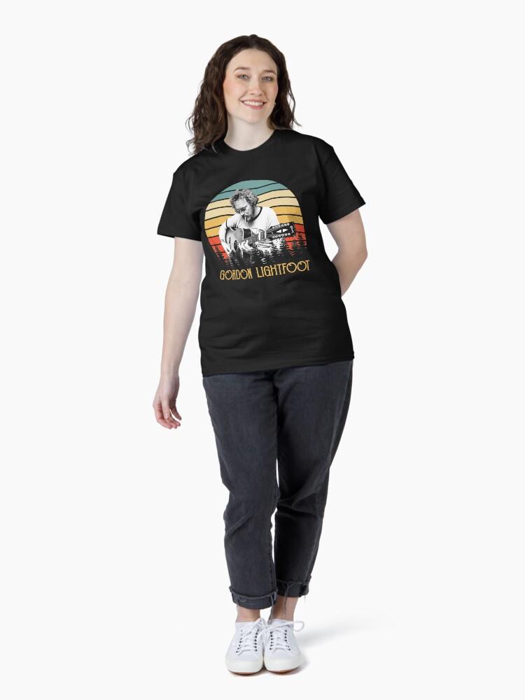 Gordon Lightfoot Music Vintage Retro Vintage 80S Gordon Folk Music Love You Fans Classic T-Shirt