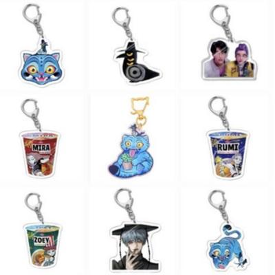 K-pop Demon Hunters Acrylic Keyring 9-piece Set